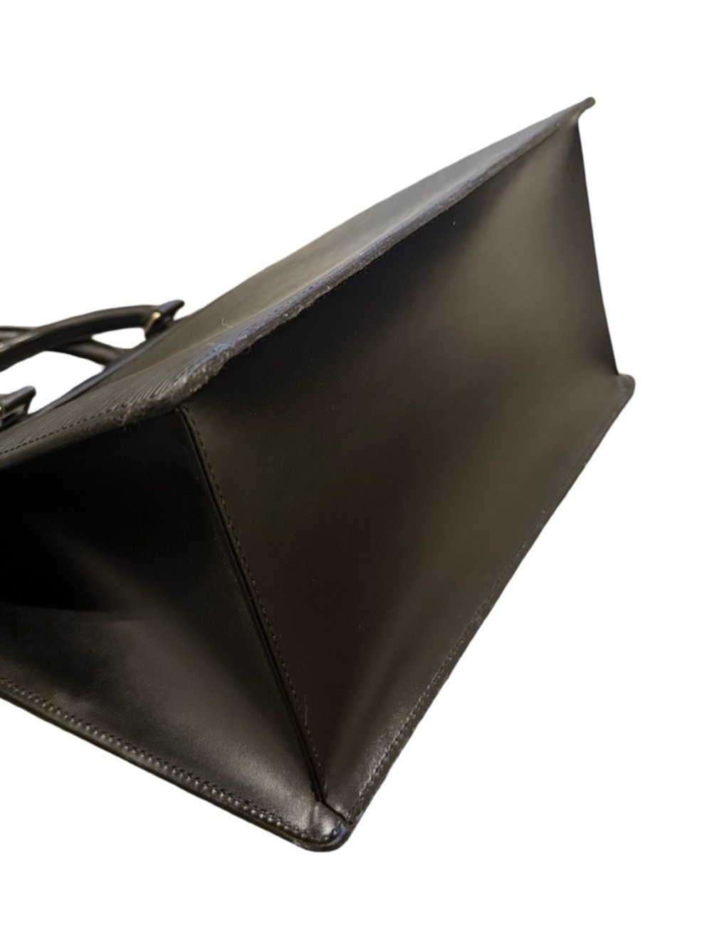 Louis Vuitton Riviera Epi Leather Black Top Handle Bag LV Vintage - Picture 7 of 12